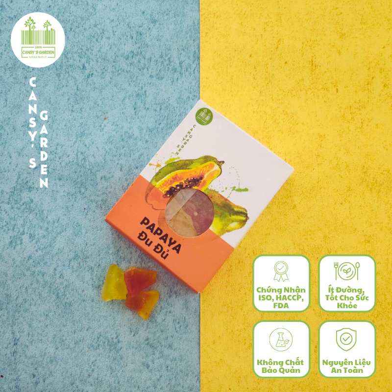 Đu đủ sấy - 80 gr