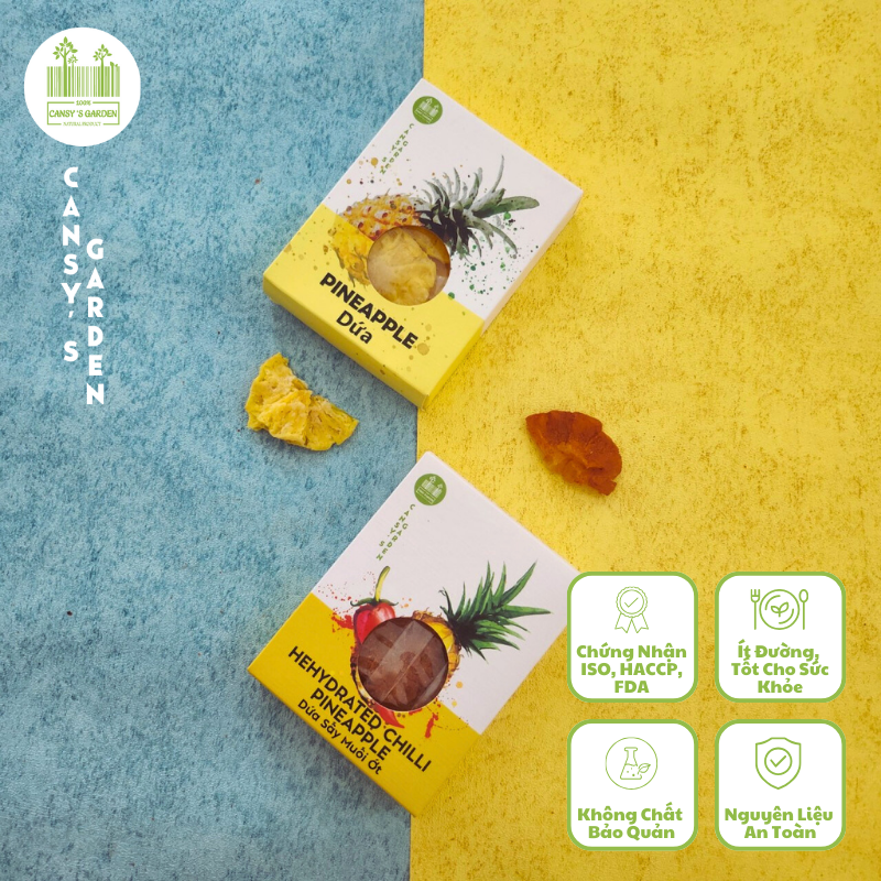 Dứa sấy _ Dứa muối ớt - 80 gr